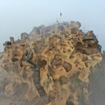 Kapadokya’daki “sis denizi” turistlerin odağı oldu